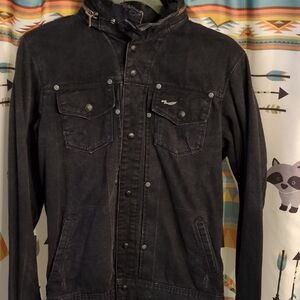 Obey Black Lightweight Shirt Jacket